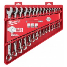 Milwaukee 4932464996 Zestawy kluczy płaskooczkowych z grzechotką MAX BITE™