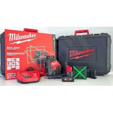 Milwaukee M12 3PL-401C Laser zielony 3-płaszczyznowy 360° 1 x M12 B4, 4933478102