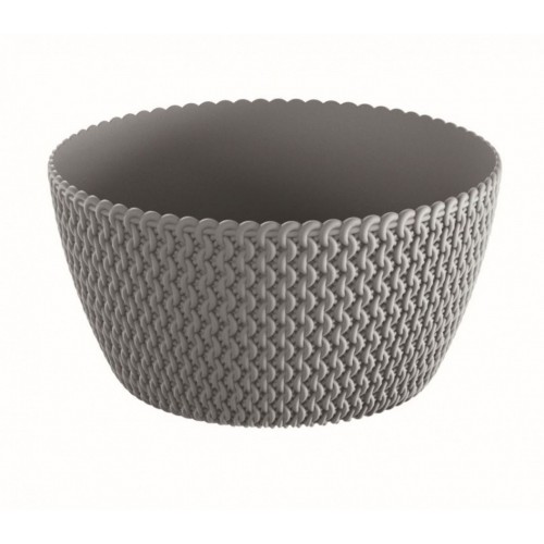 PROSPERPLAST SPLOFY LOW Misa 23,6 cm, szary DSPM240 PROSPERPLAST SPLOFY LOW Misa 23,6 cm, szary DSPM240