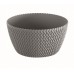 PROSPERPLAST SPLOFY LOW Misa 23,6 cm, szary DSPM240
