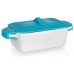 BANQUET Naczynie żaroodporne, forma do pieczenia z pokrywą silikonową BLUE 603380274B