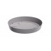 PROSPERPLAST LOFLY miska pod doniczkę 15,5x2,5cm, szary PPLFC155