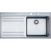 FRANKE MYTHOS MTX 611, zlewozmywak stalowy prawy 101.0290.252