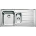 OUTLET Franke NEPTUN NEX 651, zlewozmywak stalowy lewy 101.0120.275