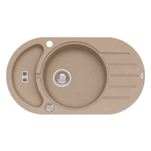ALVEUS NIAGARA 50 zlewozmywak granitowy, 780 x 435 mm, beżowy 1125055 ALVEUS NIAGARA 50 zlewozmywak granitowy, 780 x 435 mm, beżowy 1125055
