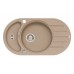 ALVEUS NIAGARA 50 zlewozmywak granitowy, 780 x 435 mm, beżowy 1125055