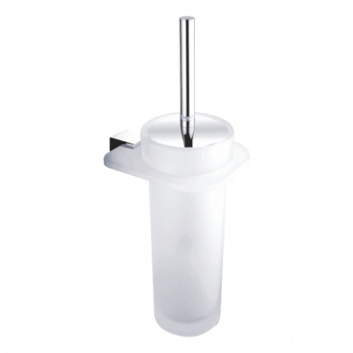 NIMCO KIBO Szczotka toaletowa WC, chrom z pojemnikiem ze szkła matowego Ki X3-94W-26 NIMCO KIBO Szczotka toaletowa WC, chrom z pojemnikiem ze szkła matowego Ki X3-94W-26