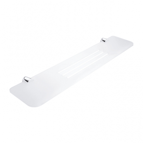 NIMCO BORMO Półka z frezowanymi otworami 60 cm, chrom BR X360-26