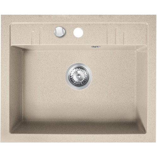 FERRO MEZZO II Zlewozmywak kuchenny 580x480mm, piasek DRGM1/48/58SA FERRO MEZZO II Zlewozmywak kuchenny 580x480mm, piasek DRGM1/48/58SA