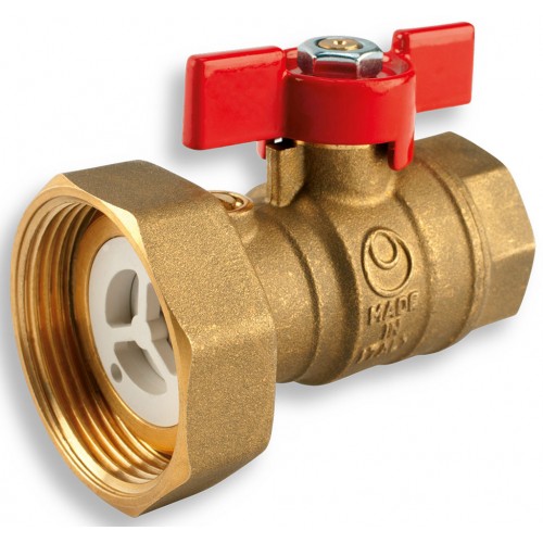 Śrubunek do pompy zawór kulowy DN 25 G 1 1/2 " x 1" mosiądz,