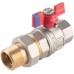 Ferro zawór kulowy wodny ze śrubunkiem 1/2", DN15 KFPS1