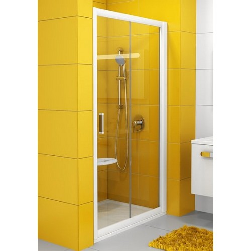 RAVAK RAPIER drzwi prysznicowe NRDP2-100 R białe Transparent, 0NNA010PZ1
