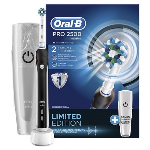 Oral-B PRO 2500 Black Elektryczna szczoteczka do zębów