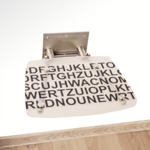 RAVAK Siedzisko prysznicowe Ovo B text B8F0000030