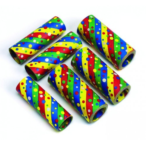 PAPSTAR 3 wielkie dekoracyjne serpentyny 15 m "Konfetti" 18847