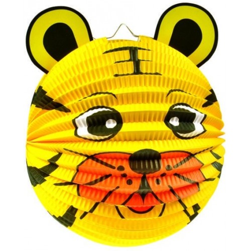 PAPSTAR Papierowy lampion tygrys 25 cm 19039