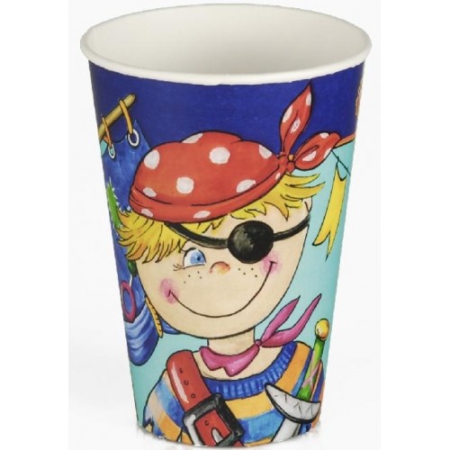 PAPSTAR Papierowe kubki Pirat 11787 PAPSTAR Papierowe kubki Pirat 11787