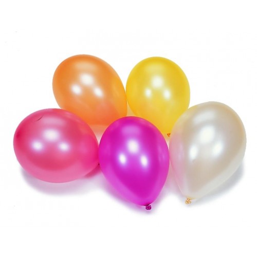 PAPSTAR Perłowe różno kolorowe balony, 30 cm, 10 sztuk 18938