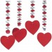 PAPSTAR Rotujące spirale Serca 4 sztuki 18998