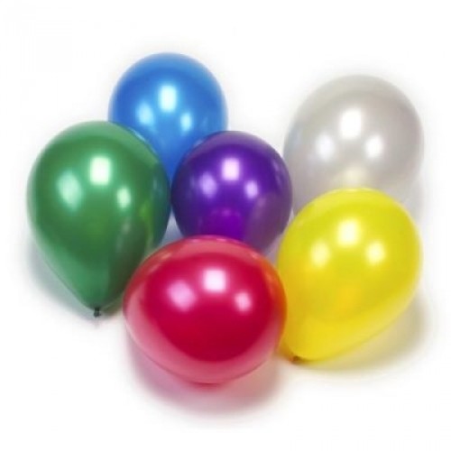 PAPSTAR Balony w różnych kolorach "METALLIC" średnica 25 cm 6 sztuk 18678 PAPSTAR Balony w różnych kolorach "METALLIC" średnica 25 cm 6 sztuk 18678