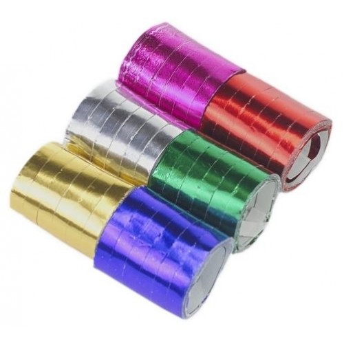 PAPSTAR Serpentyny 4 m "METALLIC" mix kolorów 6 sztuk 19459
