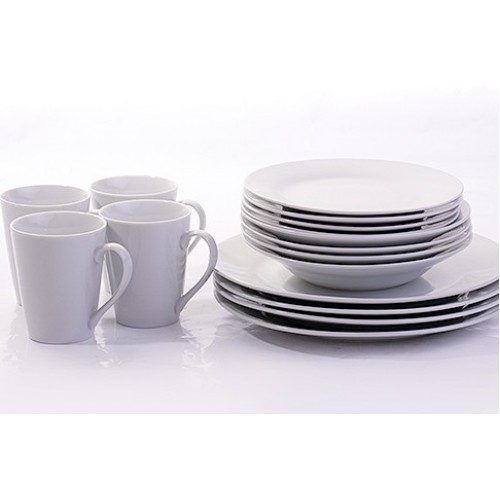 KAISERHOFF Zestaw obiadowy z porcelany 16 el. KO-185127