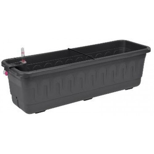 PLASTKON samonawadniająca skrzynka balkonowa Smart System Fantasy 60 cm antracyt