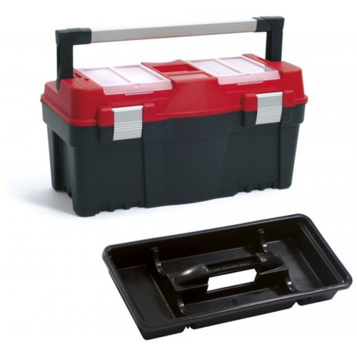 Prosperplast APTOP Plastikowa walizka narzędziowa czerwona, 550 x 267 x 277 mm N22APTOP