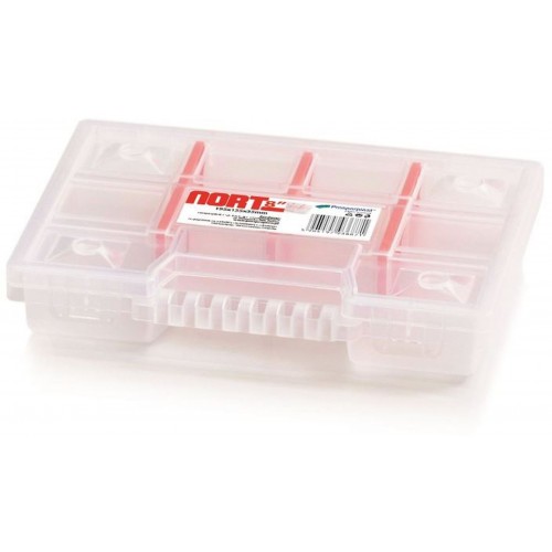 Prosperplast NORT Organizer z tworzywa sztucznego, 195 x 155 x 35 mm NORT08 Prosperplast NORT Organizer z tworzywa sztucznego, 195 x 155 x 35 mm NORT08