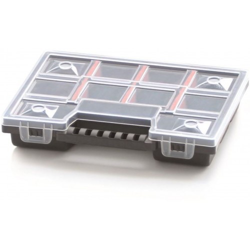 Prosperplast NOR Organizer narzędziowy walizkowy, 195 x 155 x 35 mm NOR08