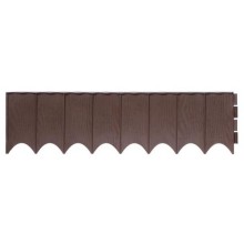 Prosperplast GARDEN FENCE krawężnik 595x16cm brązowy IKRR
