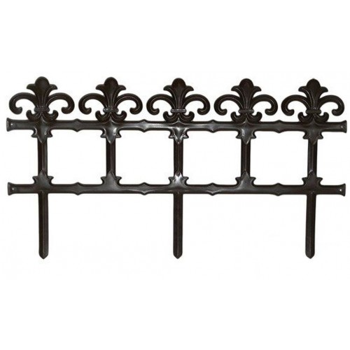 Prosperplast GARDEN ART płot ogrodowy 372x34cm braz IPLB