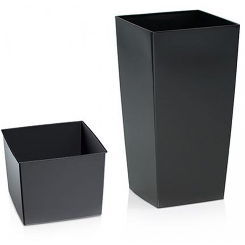 PROSPERPLAST URBI SQUARE P doniczka 4l, czarny DURS140P PROSPERPLAST URBI SQUARE P doniczka 4l, czarny DURS140P