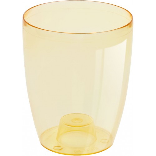 PROSPERPLAST COUBI doniczka na orchidee 1,5l, pomarańczowa DUOW130P