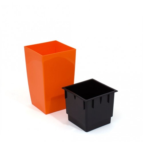 PROSPERPLAST COUBI doniczka 10 l, pomarańczowy DUW200