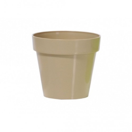 Prosperplast CUBE SHINE Doniczka 14x12,4cm kawa z mlekiem DCUB140S Prosperplast CUBE SHINE Doniczka 14x12,4cm kawa z mlekiem DCUB140S