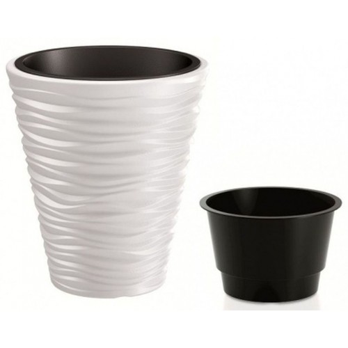 Prosperplast SAND Doniczka 38,8cm, 37l, biała DBSA400 Prosperplast SAND Doniczka 38,8cm, 37l, biała DBSA400