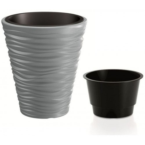 Prosperplast SAND Doniczka 29,5cm, 13l,szary DBSA300 Prosperplast SAND Doniczka 29,5cm, 13l,szary DBSA300