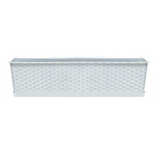Prosperplast RATOLLA CASE P Doniczka 48,9x17,3x15cm biala ISR500P