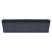 Prosperplast RATOLLA CASE P Doniczka 68,5x17,3x15cm antracyt ISR700P