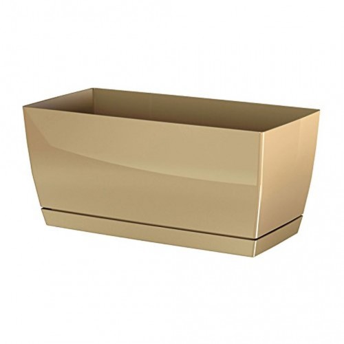 Prosperplast COUBI Doniczka z miską 24x12x11cm beżowy DUPP240 Prosperplast COUBI Doniczka z miską 24x12x11cm beżowy DUPP240