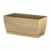 Prosperplast COUBI Doniczka z miską 24x12x11cm beżowy DUPP240