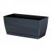 Prosperplast COUBI Doniczka z miską 24x12x11cm grafit DUPP240