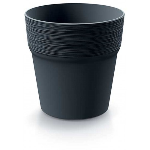 Prosperplast FURU Doniczka 17,5cm, antracytowy DFA175
