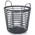 Prosperplast ZANZI Bascet kosz 43 cm, antracytowy IKPIR430