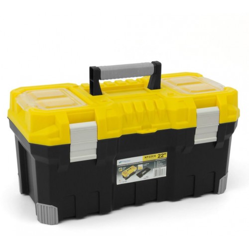 PROSPERPLAST TITAN Skrzynka narzędziowa żółta, 554 x 286 x 276 mm NT22CS PROSPERPLAST TITAN Skrzynka narzędziowa żółta, 554 x 286 x 276 mm NT22CS