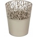 PROSPERPLAST CITY Donica z koronką 13,5 cm, platyna DCIT140