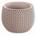 Prosperplast SPLOFY Bowl doniczka 18cm, 1,4l, mocca DKSP180