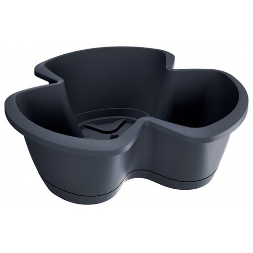 Prosperplast RESPANA TRIO Doniczka Kaskada 40 cm, antracyt DRET400S