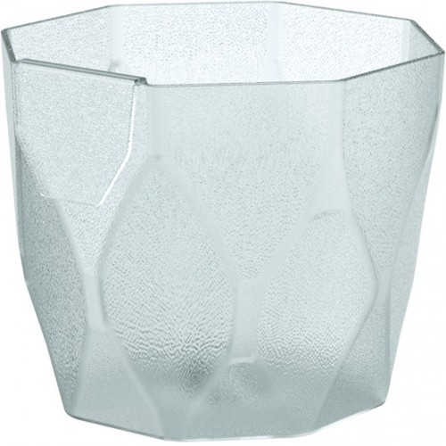 PROSPERPLAST ROCKA Doniczka 12,6 cm, przezroczysty DROC125P
